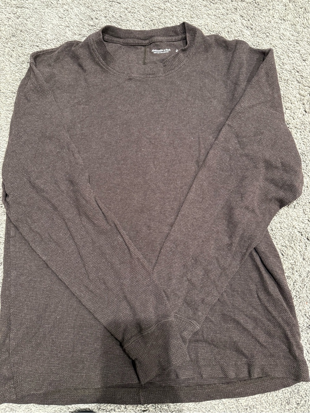 Abercrombie & Fitch Brown Crewneck Sweater
